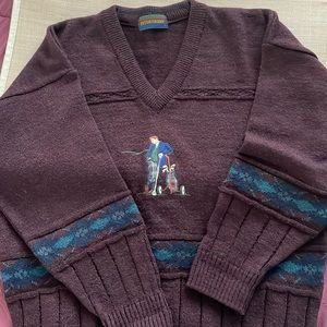Vintage golf sweater